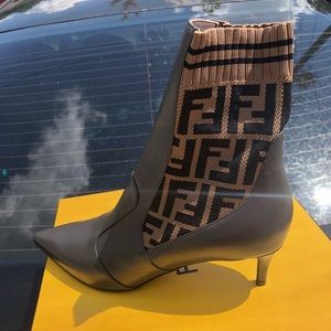 Fendi heel booties